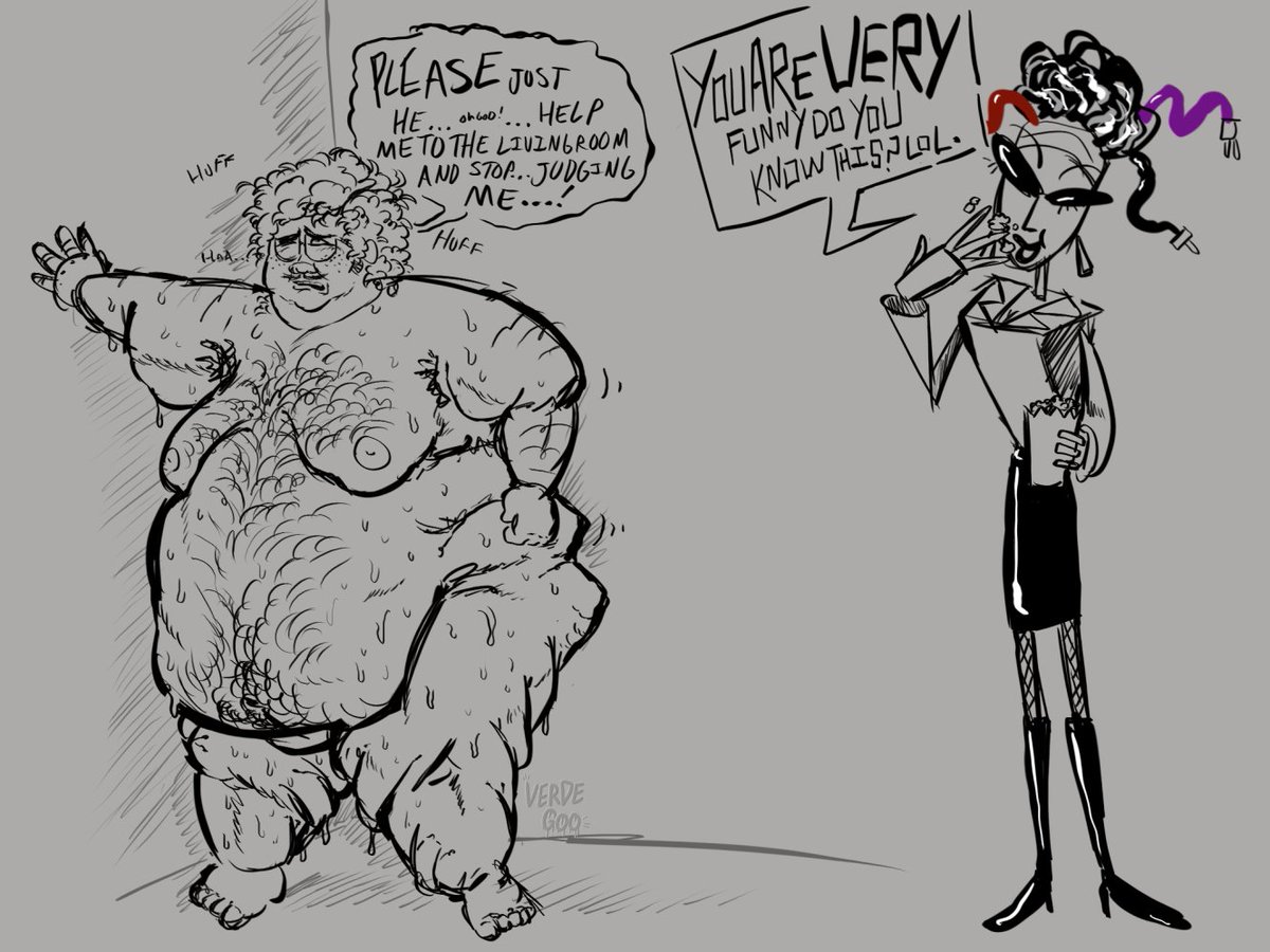 verdegoo's tweet photo. two versions because i couldnt decide. sorry for all the fat stuff lately ive been going through the trenches lately. https://t.co/tZUt8SZ2f3
