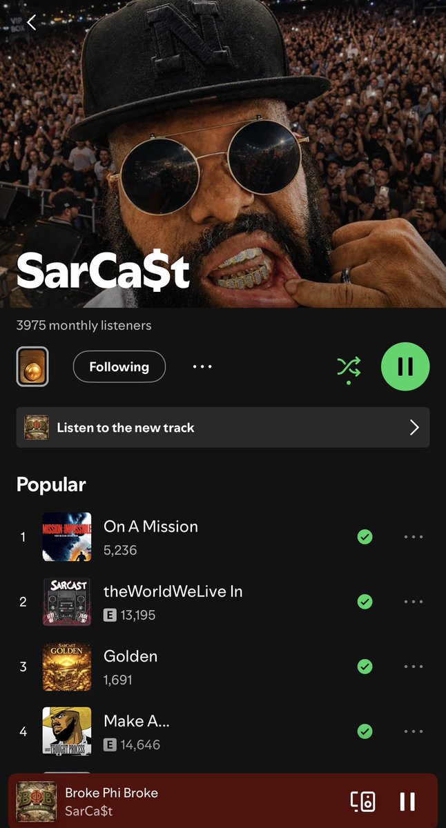 SarCast420's tweet photo. Tap in &amp; get familiar https://t.co/VcljphUGLS

#hiphop #Spotify #music #newmusic #TikTok #artistofx https://t.co/rmG73qqz8V