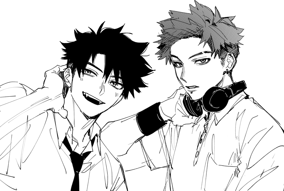 kaohom_fanart's tweet photo. undercut #ファンバスFA https://t.co/lekBW8ULjE