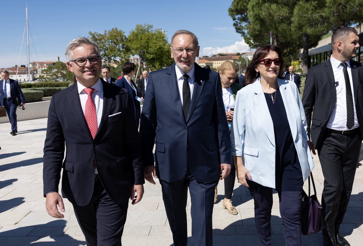 magnusbrunner's tweet photo. Today I joined the Med9 Conference of Ministers of Interior in Croatia. We discussed the next steps in delivering the largest reform of the European asylum and migration system to date. https://t.co/eEKnxqLmbO