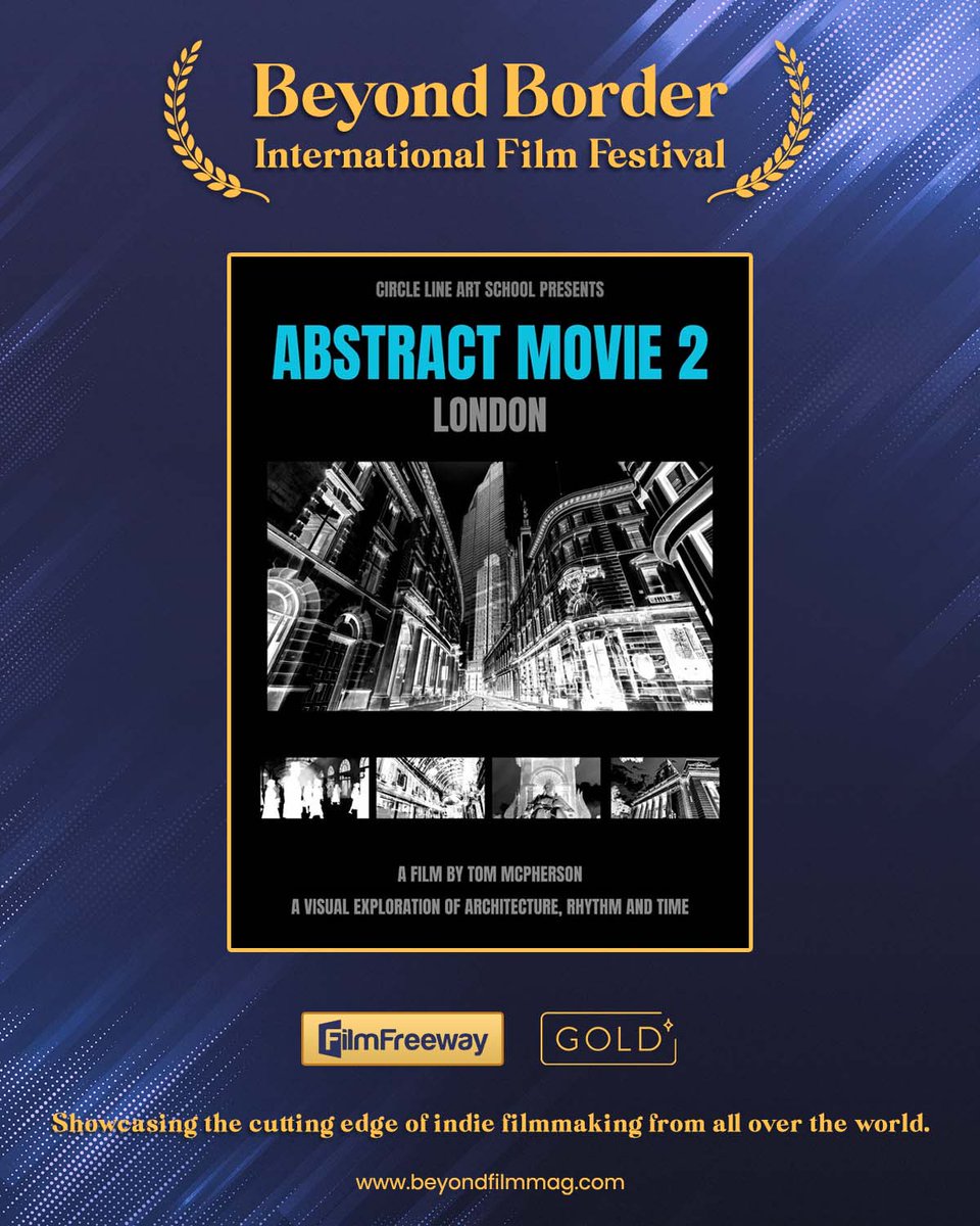 beyondborderiff's tweet photo. S21 official entry 🎬 - "Abstract Movie 2: London" directed by Tom McPherson.

#bbiff https://t.co/QcBlcXBIx0