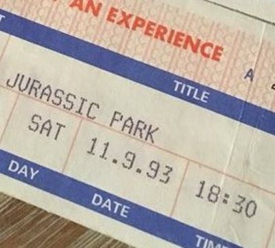 MainstreamMatt's tweet photo. When I was a dino-pup I went to the cinema to see Jurassic Park 9 1/2 times, and tonight I return to Isla Nublar on the big screen for the first time since 1993 @cineworld O2. 🦖🦕 https://t.co/YnTFkHWWTW