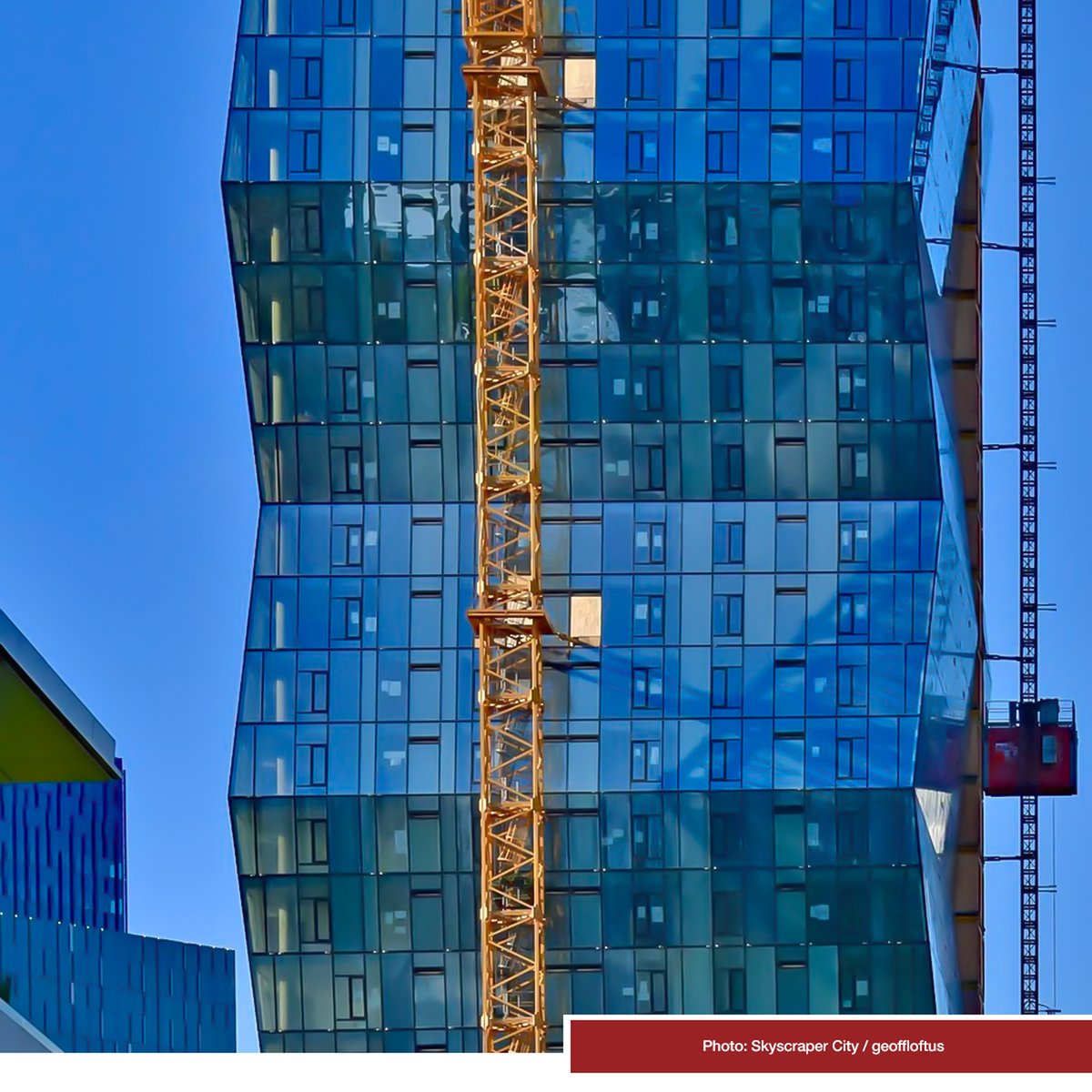 wisupdates's tweet photo. Throwback pictures of construction in Skyglass in Seattle’s South Lake Union neighborhood showcases a sleek modern design with windows installed by our WIS team. Partners: Gemdale, Venuture, @hewittseattle 
#windowinstallation #skyline #seattle https://t.co/aHeLPRI3HX