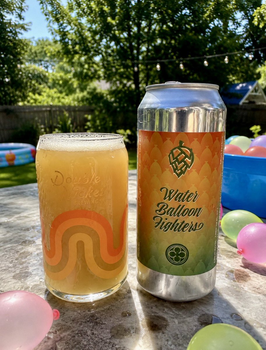 BeerAdviser's tweet photo. Water Balloon Fighters from @monkishbrewing 

Huge citrus, tropical saturation, creamy body, and somehow still 100 IBU bite.

Beer Adviser score: 4.987 / 5.0 One sip, you get the picture.

#BeerAdviser #Monkish #DoubleIPA #HazyIPA #CraftBeerReview https://t.co/8Fe4Gv9Cz5