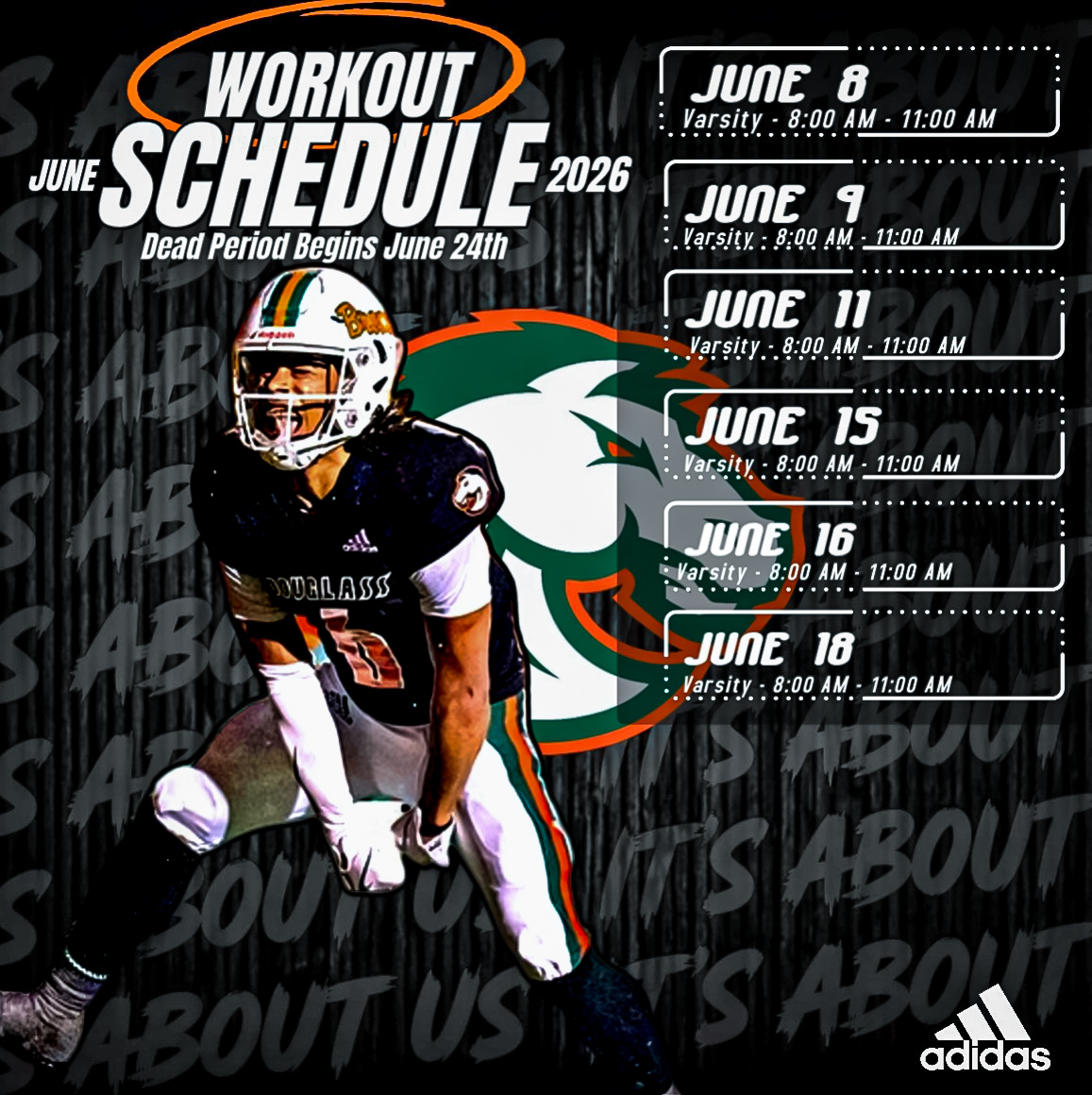 Douglass Football tweet media