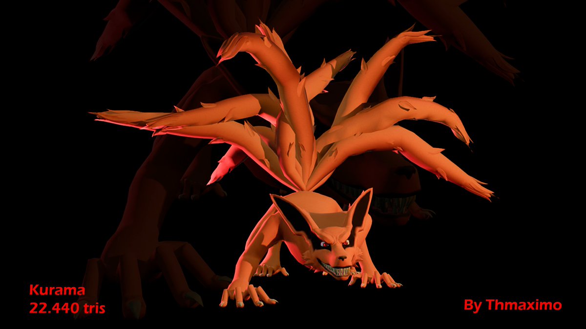 Thmaximo_'s tweet photo. Kurama model
Comms for Shinobi Way

#Roblox #robloxart #3dart https://t.co/7ePPvt5SX5