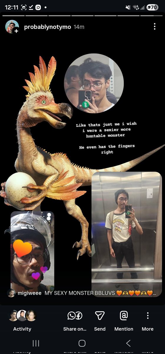 ProbablyNotYmo's tweet photo. Sometimes i still feel the need to crosspost but i dont think any of my irls still rly use twt 

And if ur still not following me on ig how come https://t.co/nYw4c2XI2E