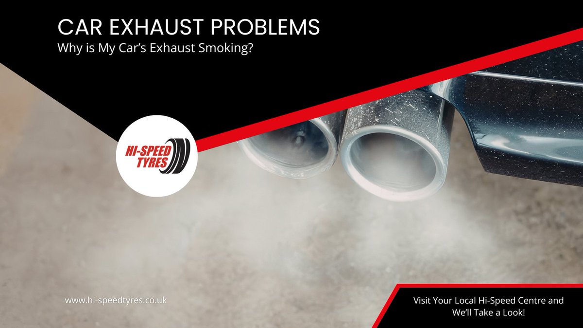 HiSpeedTyresSW's tweet photo. 🚗💨 Smoke from your #exhaust? White could mean coolant, black may be fuel issues, and blue often means oil burning. Check your levels first, then visit your local #Hi-SpeedCentre if the problem continues. #CarCare

➡️ https://t.co/6kHF1wciAl https://t.co/EGILcznezh