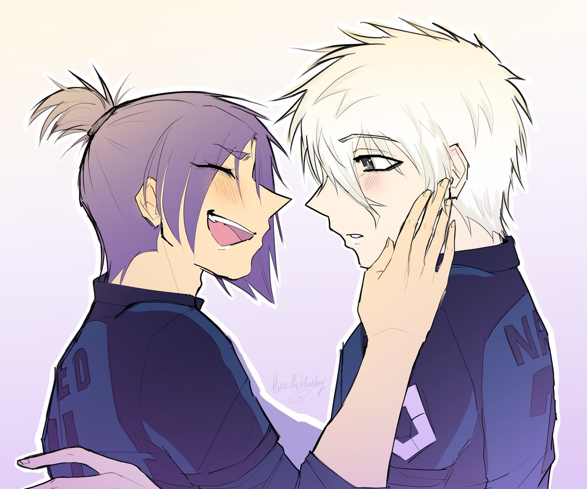 hiro_theblueboy's tweet photo. Redraw of an old Nagireo art #nagireo #ngro #reonagi #rong #bluelock #bllk #art #fanart #redraw https://t.co/rCxyGcHLxv