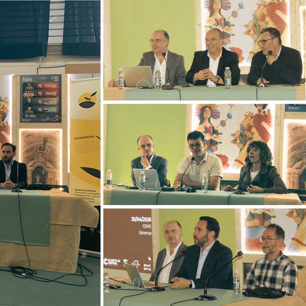 _makeItBetter's tweet photo. 🌱 A agrivoltaica esteve em destaque na FIAPE, em Estremoz!
 
O projeto AGROVOLTEP promoveu o Encontro de Atores “Transição Energética e Produção Agrícola – dois desafios, uma solução”, reunindo especialistas, entidades públicas, setor agropecuário e agentes do território. https://t.co/feAZykoboj