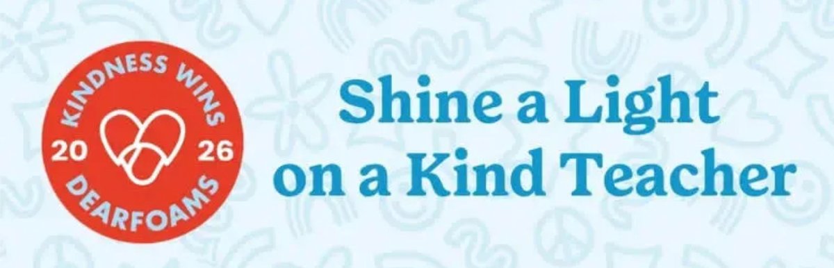 TrinityAreaSD's tweet photo. Congratulations to Kristen Shaw, who was recognized as the Dearfoams 2026 Kindness Wins contest winner!

See Ms. Shaw's note in the replies below: https://t.co/90eSoQy210