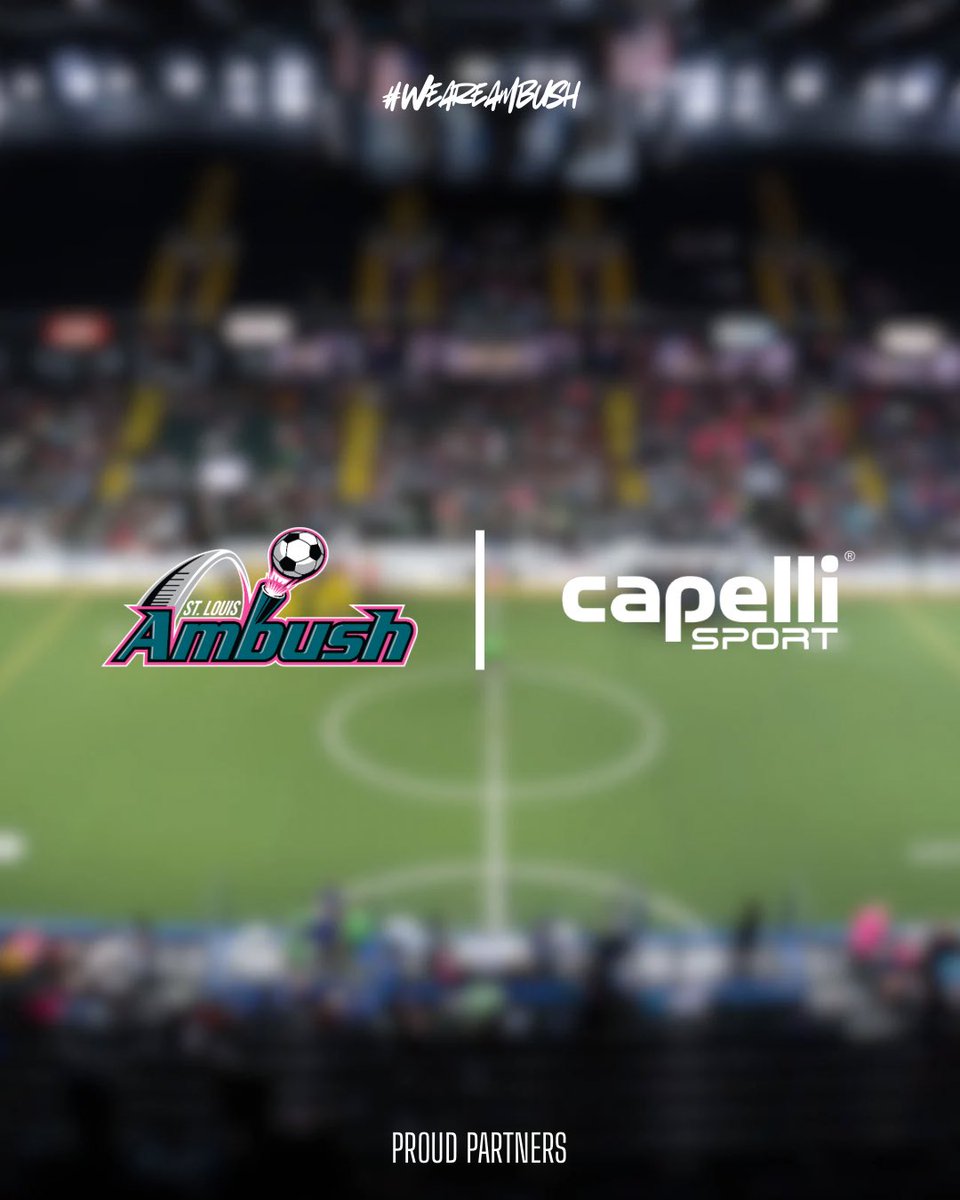 stlouisambush's tweet photo. 🤝🔥 NEW PARTNERSHIP ANNOUNCEMENT 🔥🤝

The St. Louis Ambush and FC Ambush are proud to announce a new partnership with @capellisport as the Official Outfitter of both clubs! #WeAreAmbush https://t.co/dxLZVNdZKB