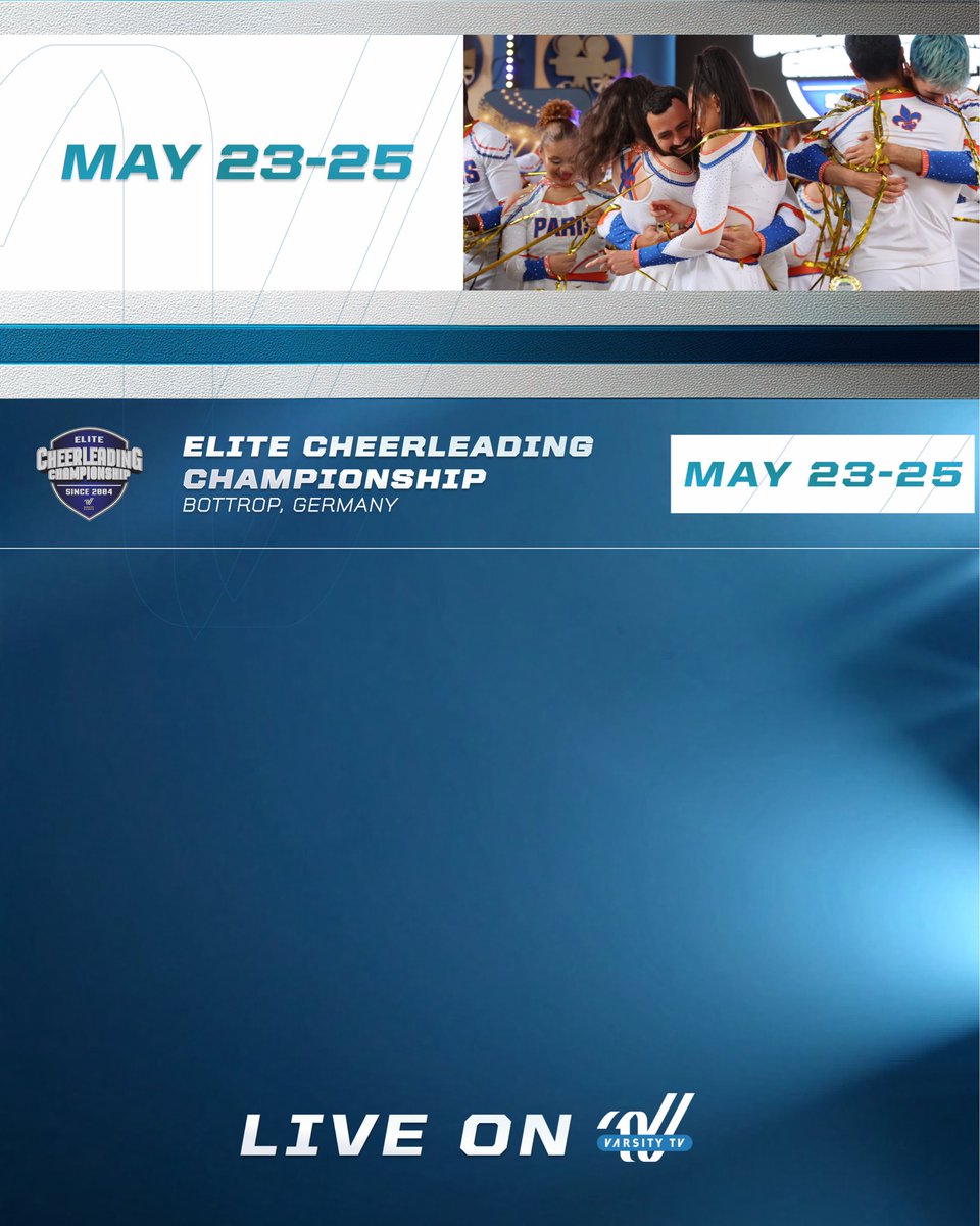 VarsitySpirit's tweet photo. This Week on Varsity TV 📺

The biggest performances and unforgettable moments are streaming LIVE on #VarsityTV!

Set your reminders and get ready for international coverage you don't want to miss 🤩

📺: https://t.co/28DLI4BjnD https://t.co/nNoxH0cJBT