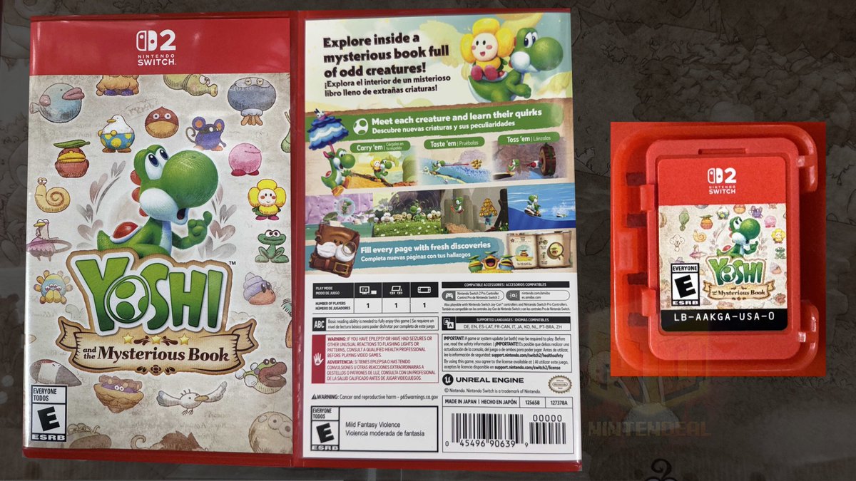 Yoshi Question Box First look at the Yoshi and the Mysterious Book game card and inside ...