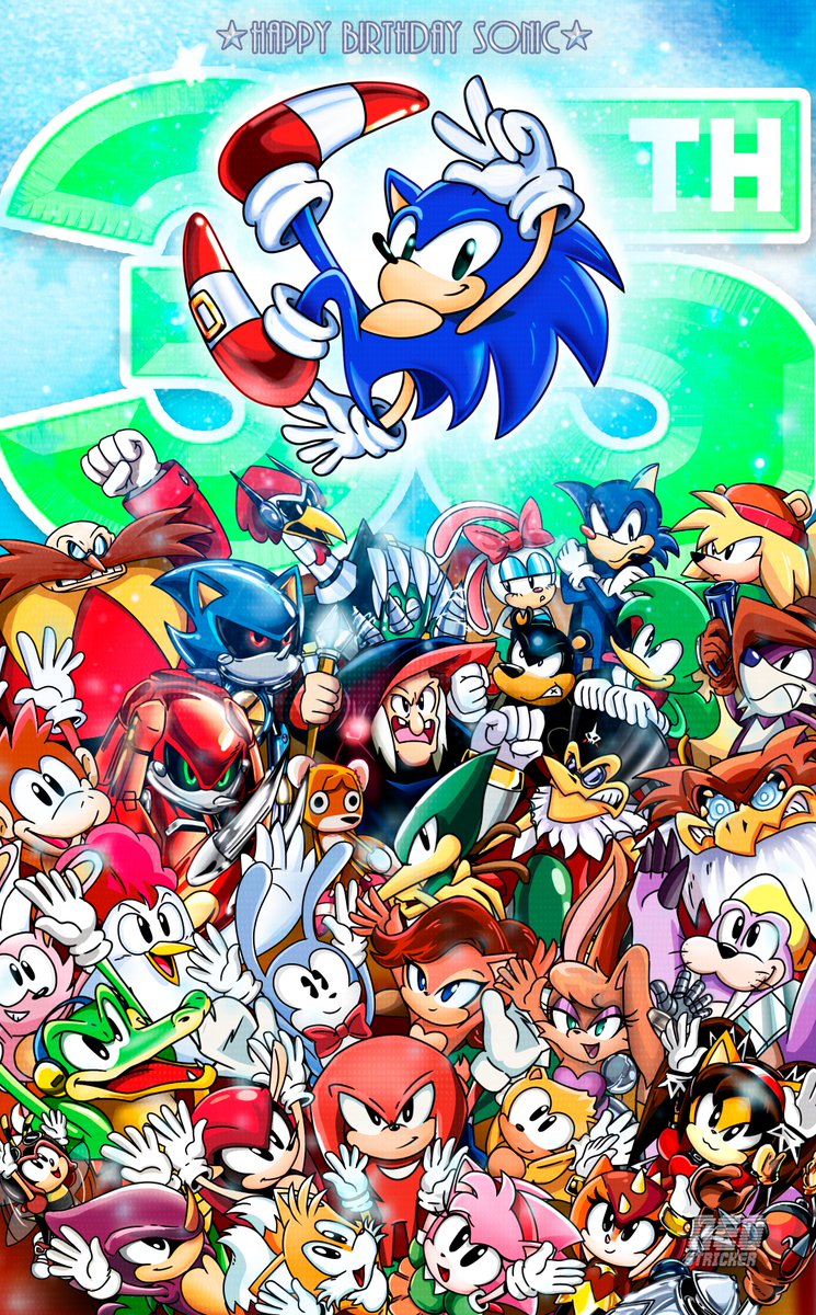 NeoStricker's tweet photo. 🌟💙Happy Birthday Sonic! 💙🌟
 #sonictheheghedog #sonic #sonic35 #fanart #sonicfandom https://t.co/QvsU5uG8lg