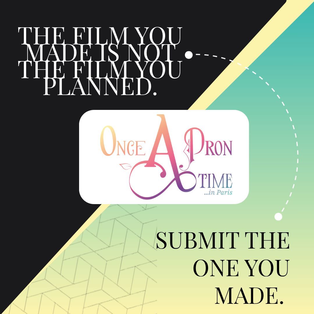 OnceaPronParis's tweet photo. We often start a project with something in mind, and we end up with another film altogether. Show us how yours turned out. 
Sumbissions are open, details on our website. https://t.co/naTpEQd2kT