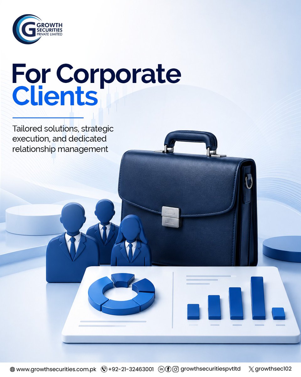 growthsec102's tweet photo. Empowering every level of investor on the PSX.
From user-friendly digital tools for retail traders to expert handling of large transactions via our Corporate Sales Desk, we ensure your market moves are backed by precision and clarity.
#GrowthSecurities #CarouselPost https://t.co/ec4bKvSPwz
