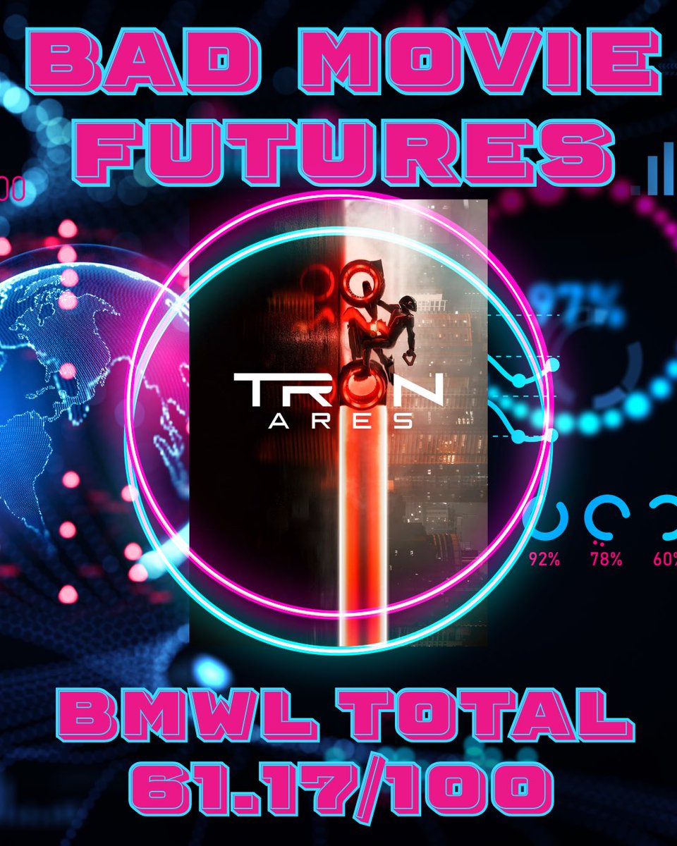 BadMoviesWeLuv's tweet photo. Whether we like it or not, we’re back on the grid as I was joined by Paul from FaultySignal to talk about how TRON: ARES fits into the franchise and examine what it actually has to say beyond its technical prowess. 

Listen to this Limited Exclusive thru 5/19. Links below👇 https://t.co/xufEg1ibPr