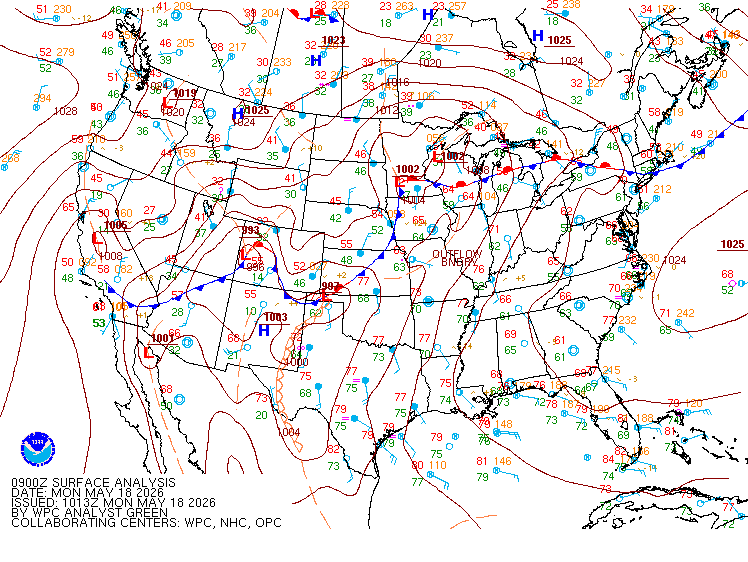 EMoriartyWX's tweet photo. Ah, yes... the ol' Dakotas primary surface low with a southern Plains frontal low + dryline look.

Calling back to Davies 2017 paper, a number of big-time notable tornado analogs with this synoptic look. https://t.co/fne1fY9xEl