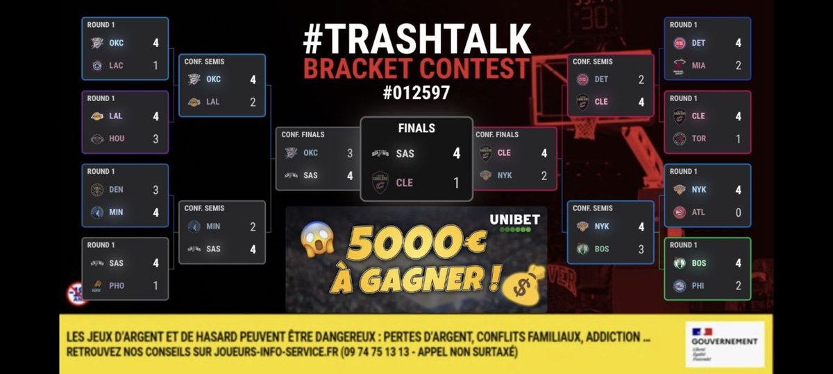 Valzen3's tweet photo. @TrashTalk_fr Mon bracket est toujours en vie froidement ! Bon j'avais foiré mon playin mais j'avais plus où moins bien vu la suite https://t.co/gQFVoyqyZn