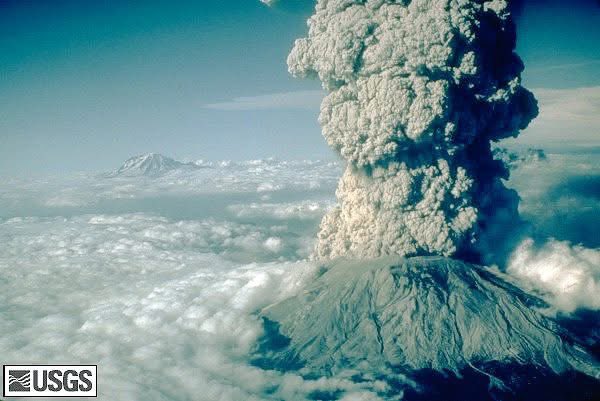 waEMD's tweet photo. OTD 46 years ago May 18, 1980 the bulging north flank of Mount St. Helens slid away in a massive landslide. The volcano exploded &amp; blasted rocks horizontally. 9 hours of explosive volcanic activity killed 57 people &amp; forever altering the landscape and what we know about volcanoes https://t.co/1IYqt2ngCb