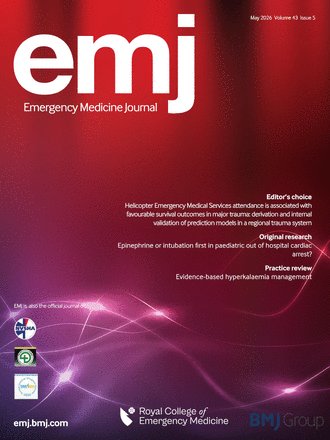 EmergencyMedBMJ's tweet photo. #May2026 #OutNow
Lots of clinically relevant EM content this month covering 🚁 prehospital care, 🧠 diagnostics, 📚 education, and ⚡ systems redesign.
Well worth a read for anyone working in emergency care 👇
https://t.co/5AykbTZwho
#EmergencyMedicine #FOAMed #EMJ https://t.co/hwkkVX1WOM