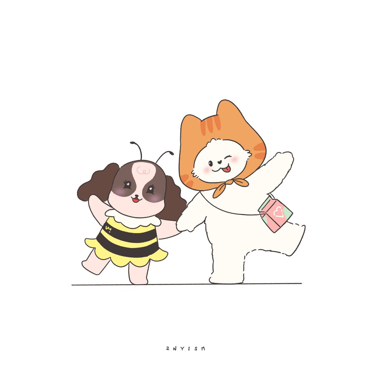 2Nyism's tweet photo. WELCOME VIMMY 🐝🤎🤍

#ViewMim 
#VIMMY #MUVMUV https://t.co/uoKRosQrBX