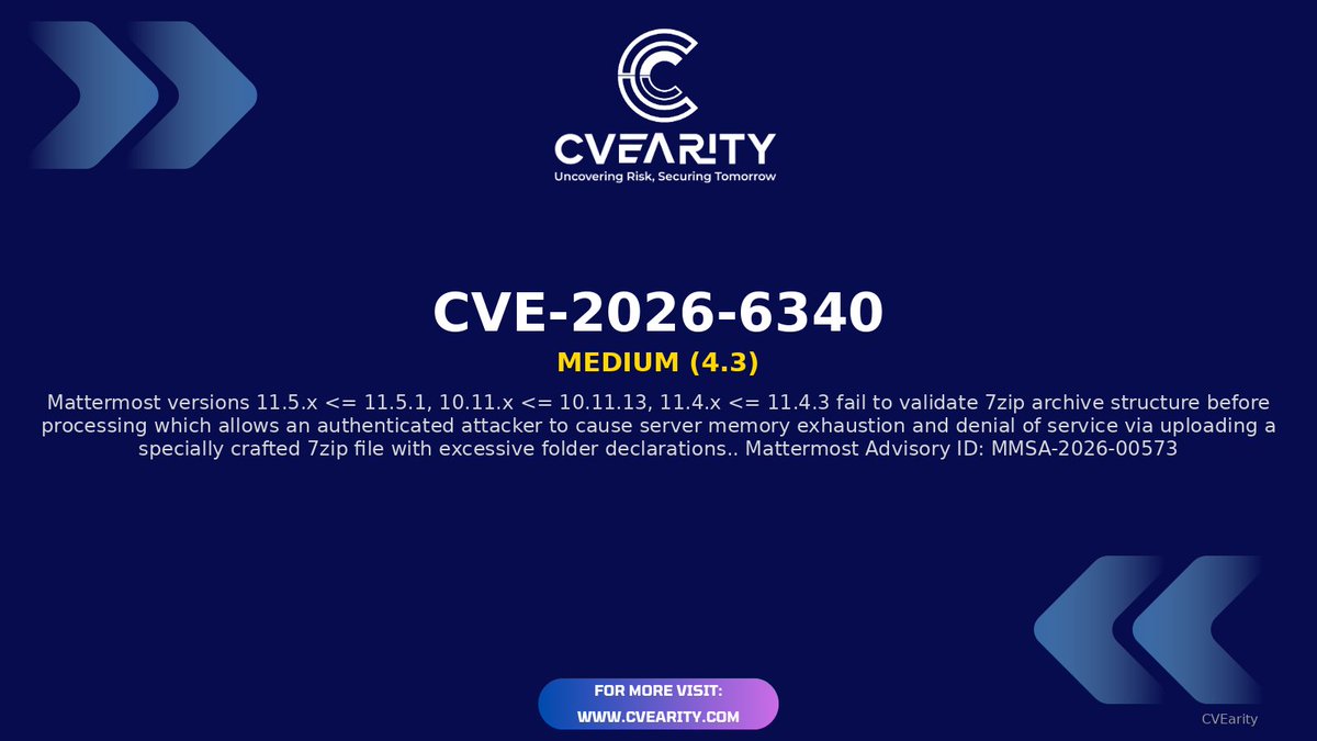 CVEarity tweet media