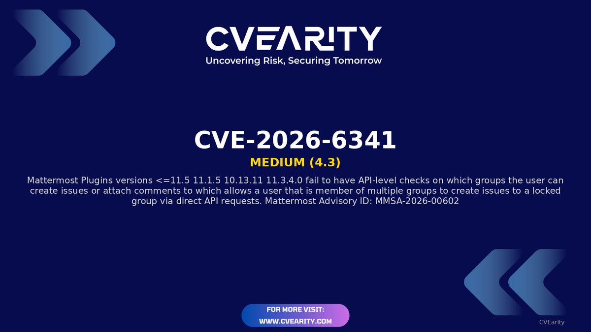 CVEarity tweet media
