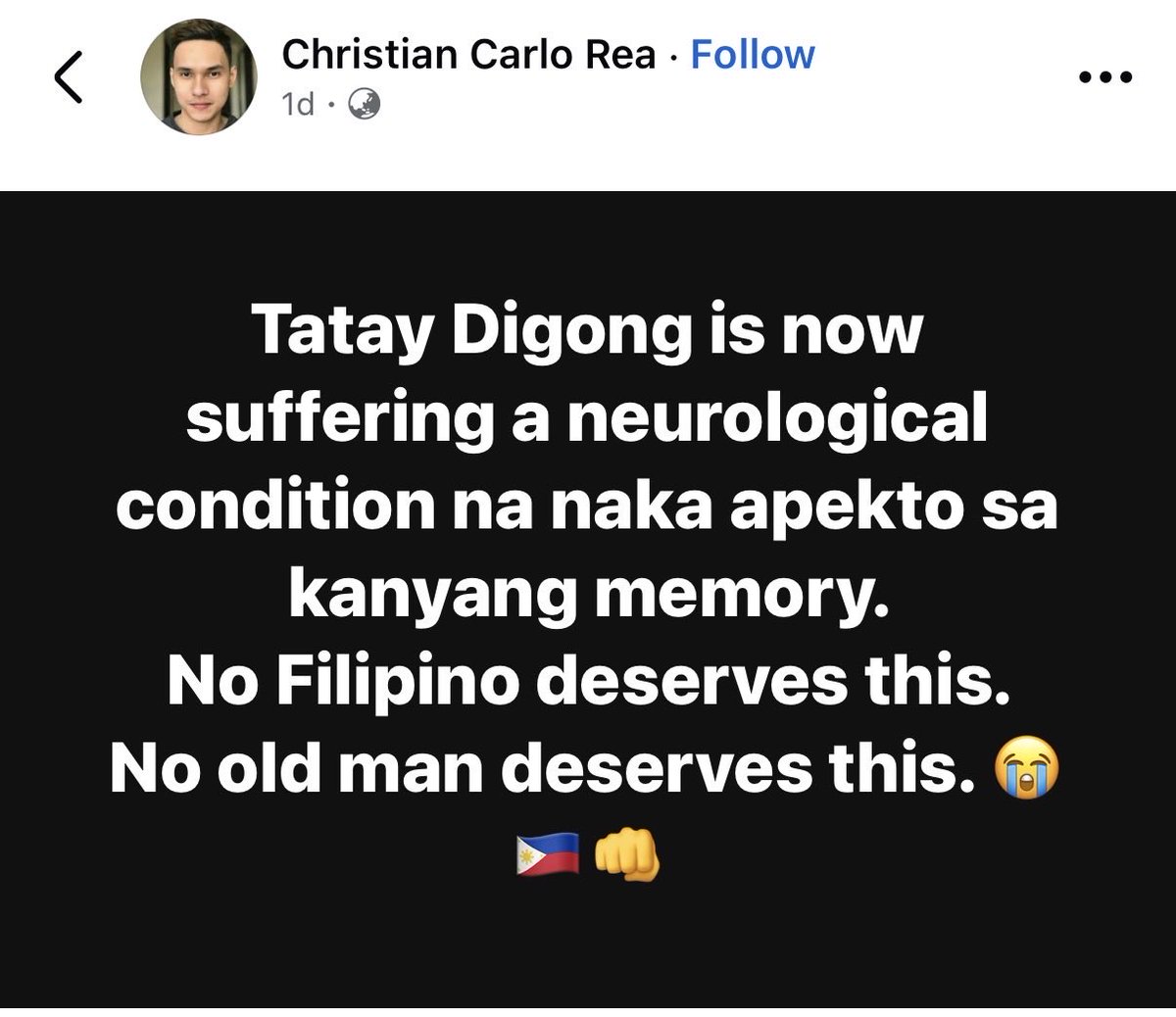 syrnvrm's tweet photo. Iksi ng memorya ng mga DDS! 

Si Mang Elmer nga na gusto lang kumita ng kahit kaunti noong panahon ng covid, hindi na tinulungan ipinakulong pa! 

Sana talaga mabulok si Duterte sa The Hague. https://t.co/LqdZQ55txt