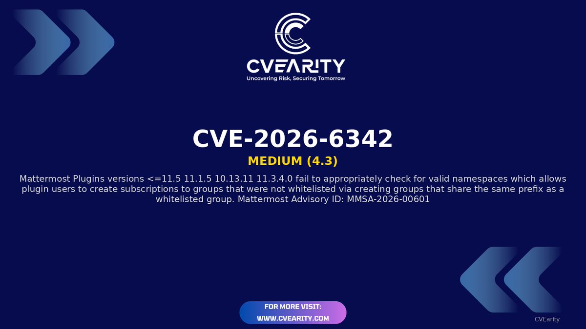 CVEarity tweet media