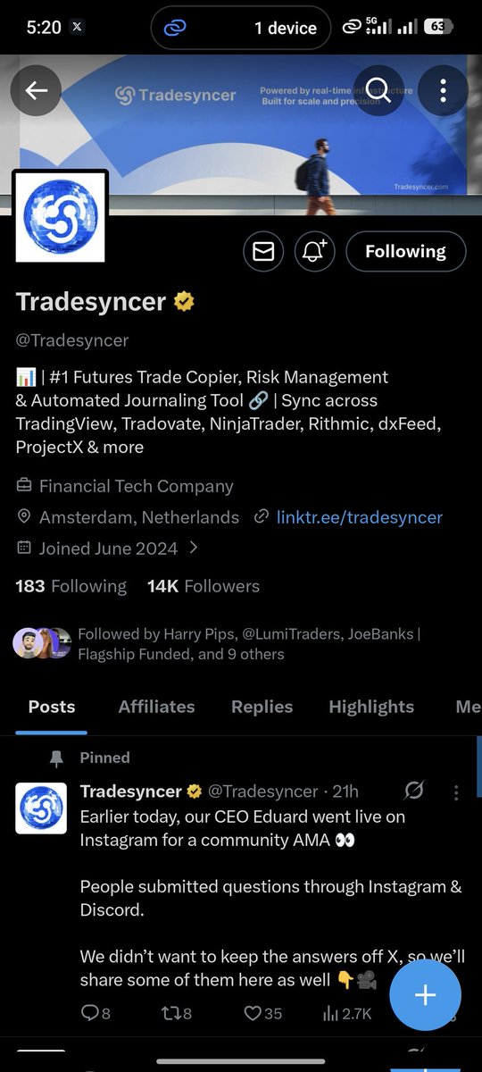 EChidoskey's tweet photo. @Tradesyncer @FundedNext DONE https://t.co/XGBtdqfyuO