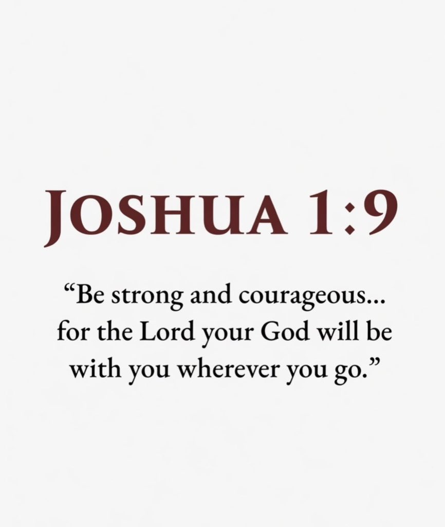 faithchurchlife's tweet photo. Joshua 1:9 https://t.co/IQ2Lkm1f2R
