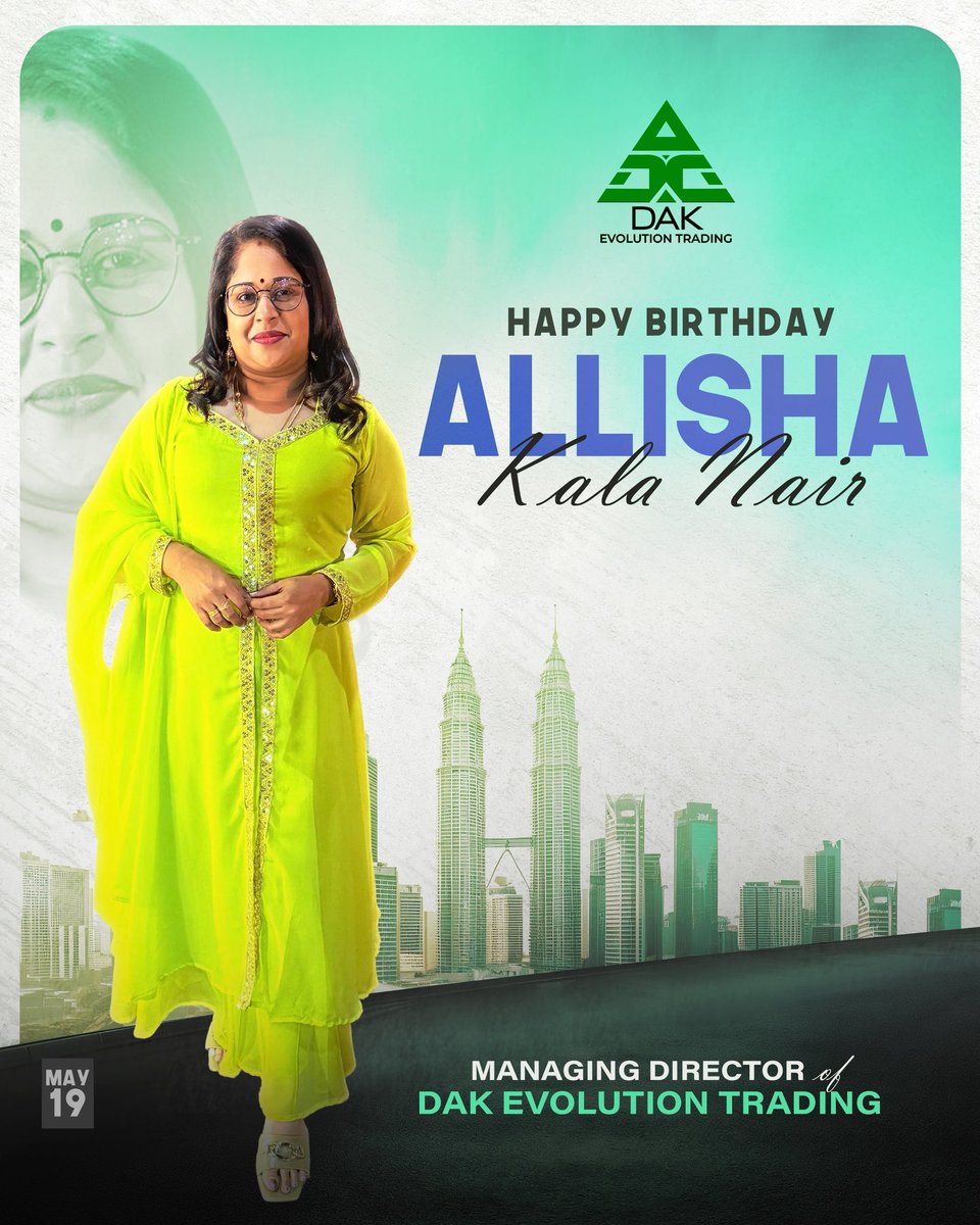 dak_evolution's tweet photo. Happy Birthday to the Managing Director of #dakevolutiontrading  @kalanair19 🎉

The person behind many successful FDFS, movie promotions, marketing, and unforgettable entertainment events. Your hard work, passion, and dedication always inspire us😇

#dakevolution https://t.co/lBHeWZT1Cn