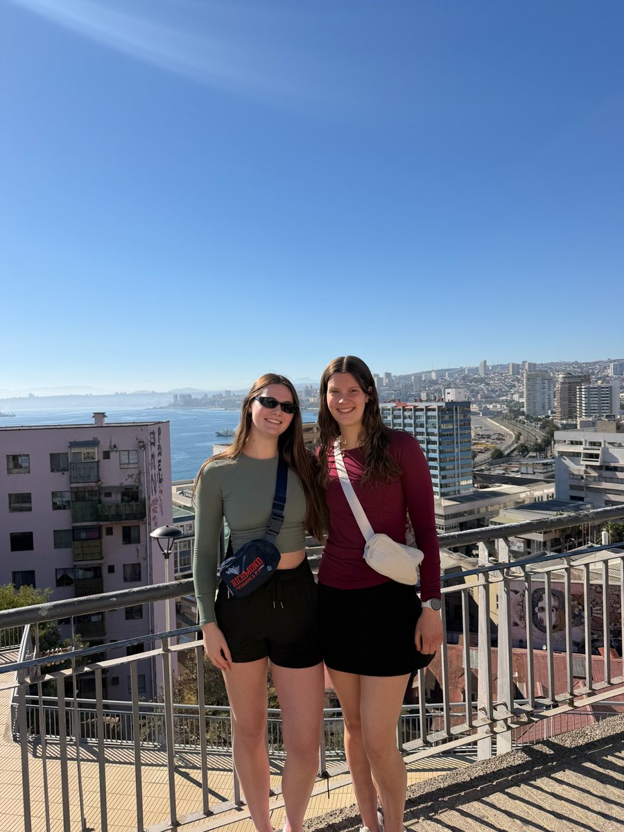 SpiderSwimDive's tweet photo. Summer check-in ☀️🕷️

Presley and Rachel spent eight days in Chile from May 1–9, investigating the intersection of human rights and sports. 

Click the link to read their blog!

🔗 https://t.co/uYS1rfRbmh 

#OneRichmond https://t.co/ahUVZ7fqmT