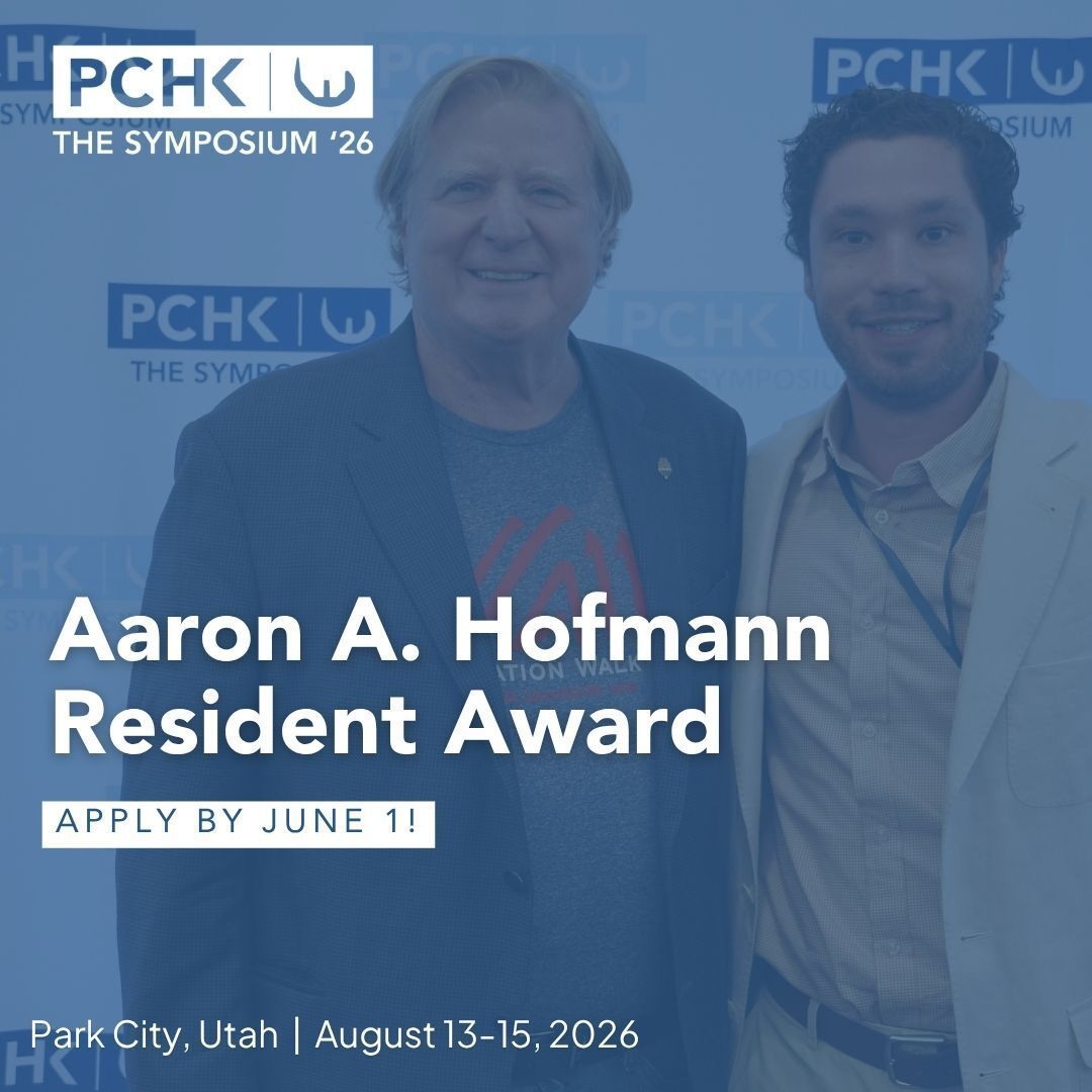 pchkfoundation's tweet photo. Apply by June 1st for the annual Aaron A. Hofmann Resident Award. The winner will receive $1,000, the opportunity to present their abstract on the podium at PCHK, and an invite to the Faculty dinner. 

Submit your application: https://t.co/pFYAzagrVg

@PeltMD @M_BolognesiMD https://t.co/kPSwjUdf3P