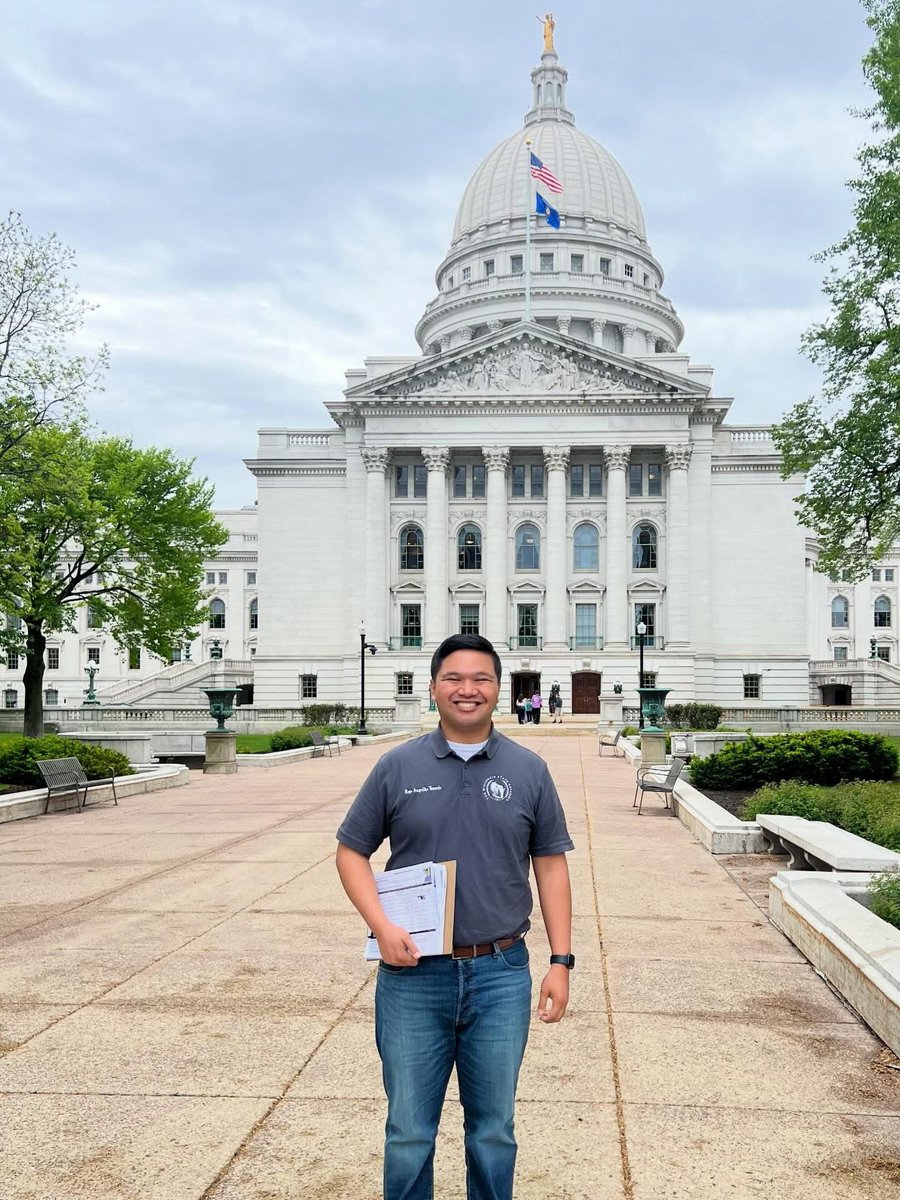 AngelitoForWI's tweet photo. Today, I dropped off hundreds of nomination signatures and officially filed all of my candidate paperwork for my reelection campaign! Thank you to everyone who signed and circulated papers to help get us on the ballot. I’m so grateful for the incredible support from our community as we fight for a better Wisconsin!