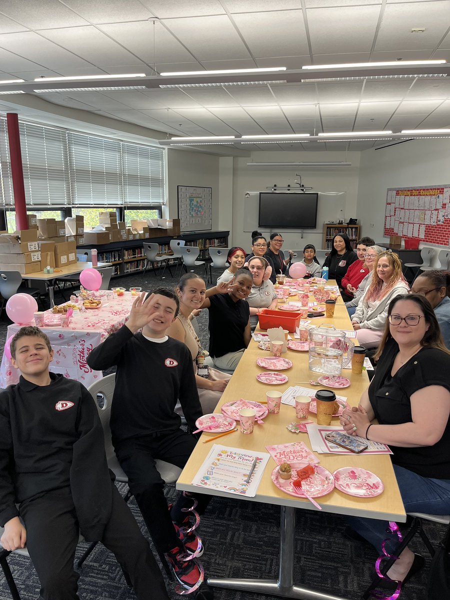 DMSCLC's tweet photo. Our CLC classroom hosted a Mother’s Day Tea Party in celebration of the wonderful women in our students’ lives. Our students loved serving and celebrating all of our special guests!💗🫖 https://t.co/mNv7BdEAIr