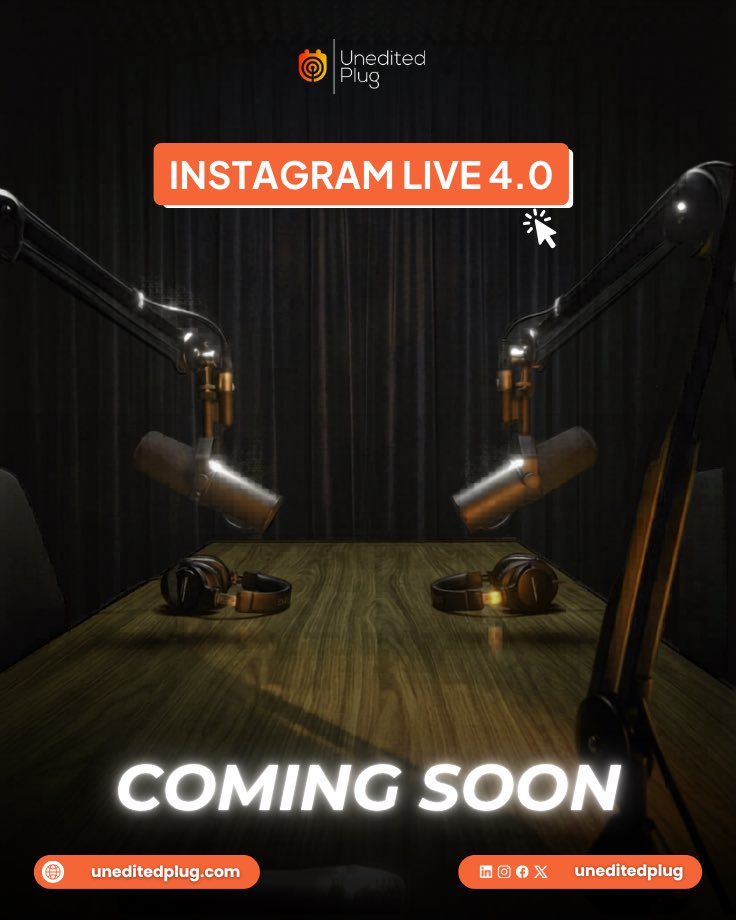 UneditedPlug's tweet photo. Round 4.0 is loading... 

The last live session was an absolute vibe, so if you missed the last one, consider this your chance to catch the energy live.

Clear your schedule for the 31st and keep your eyes on our page for more updates coming soon! 👀 https://t.co/dyoQ4CS1mg