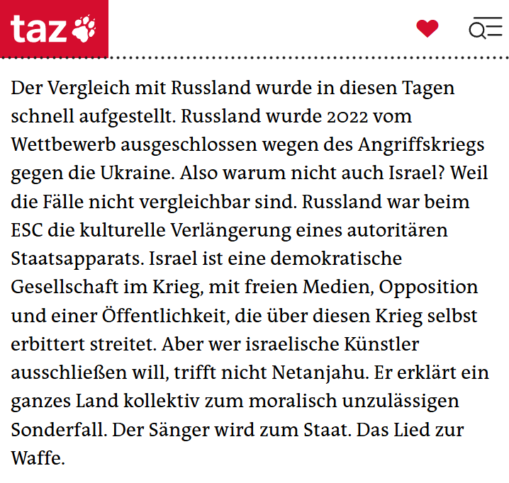 goldi's tweet photo. Wer braucht millionenschwere Hasbara-Kampagnen, in einem Land, in dem selbst "linke" Tageszeitungen so etwas schreiben? https://t.co/BNUqAmTyts