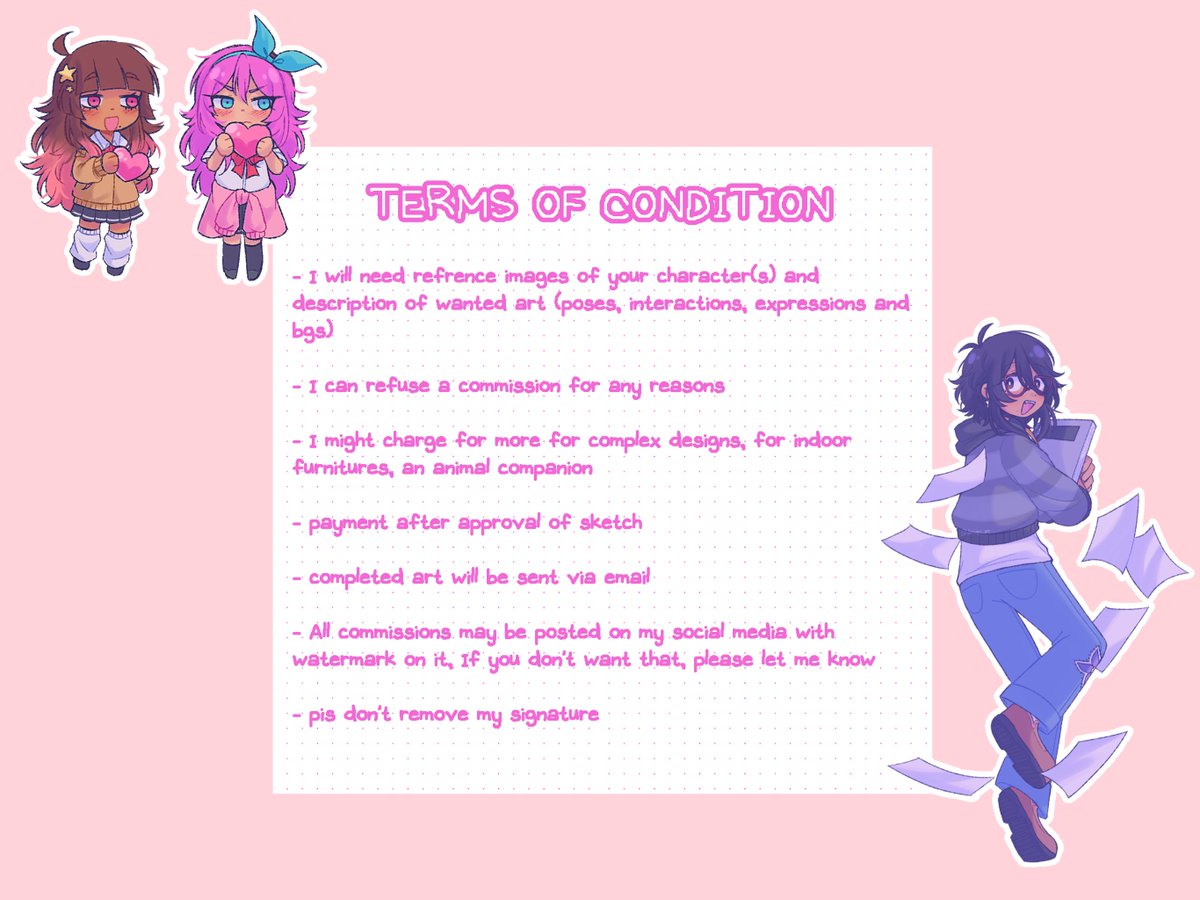 _himebobble_'s tweet photo. ‼️‼️C0MMISSI0NS OPEN‼️‼️
I decided to up my price for the fullbodies again,, also I finally set up my VGEN after forgetting about it,,🙏 
also here‘s my VGEN:  https://t.co/fV2LA7P0TA

so if you‘re interested please feel free to leave me a  message  ✉️ https://t.co/EekxRyIx6o