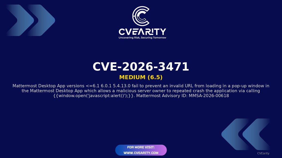 CVEarity tweet media