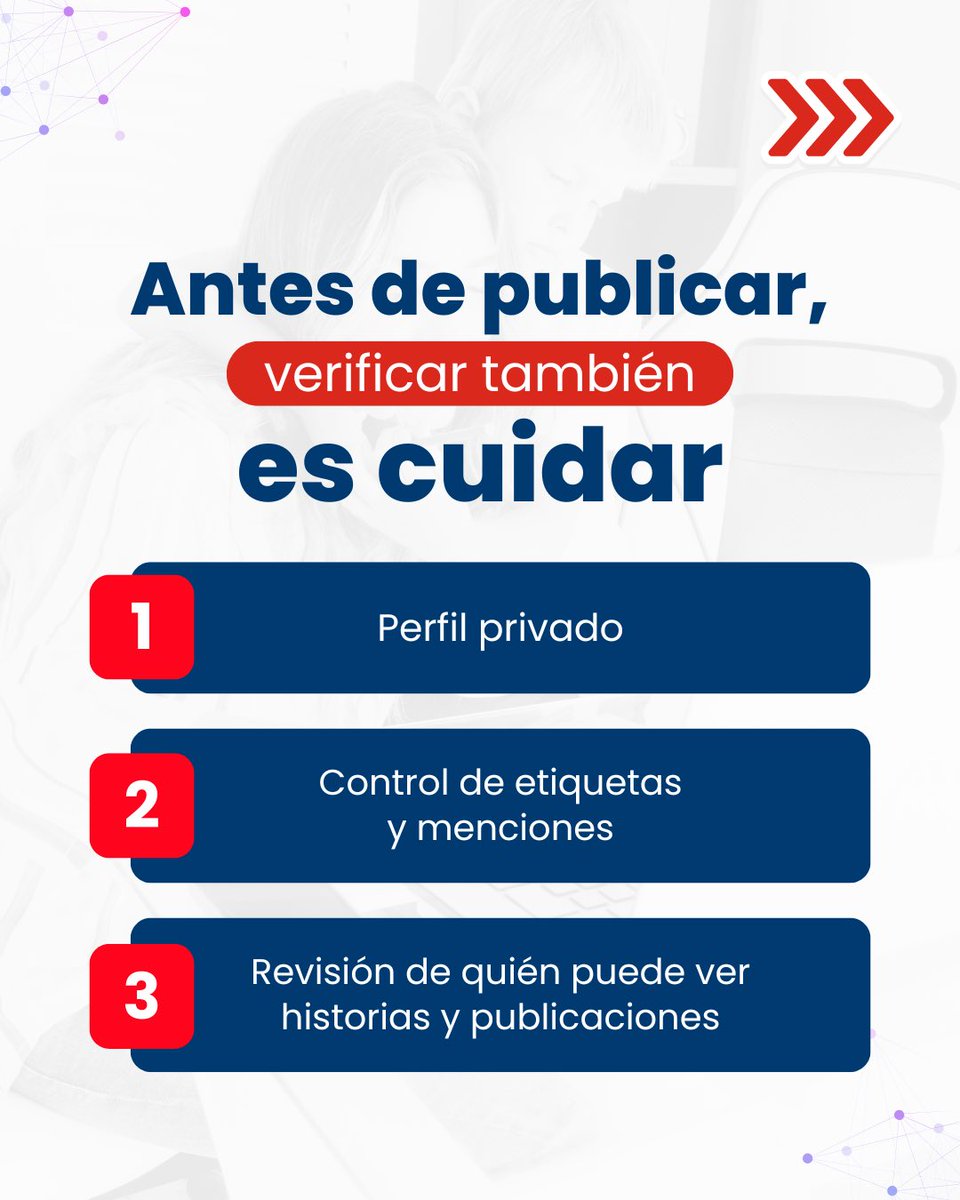 MigracionRDo's tweet photo. Cada publicación también expone información personal. 🔒

Revisar la privacidad de tu perfil, controlar quién ve tus historias y limitar etiquetas puede ayudarte a proteger tu información y la de tu familia.

@cncs_rd

#MadreDigital
 #CiberseguridadRD
 #CNCSRD https://t.co/Rk582w1EqJ