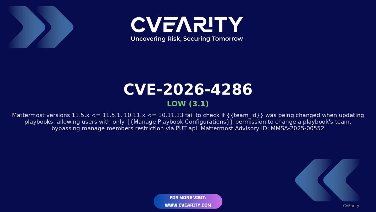 CVEarity tweet media