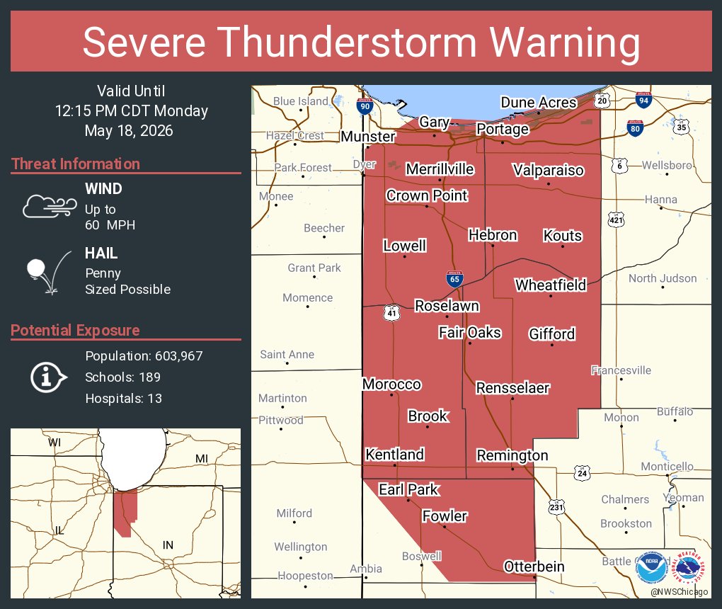 NWS Chicago tweet media