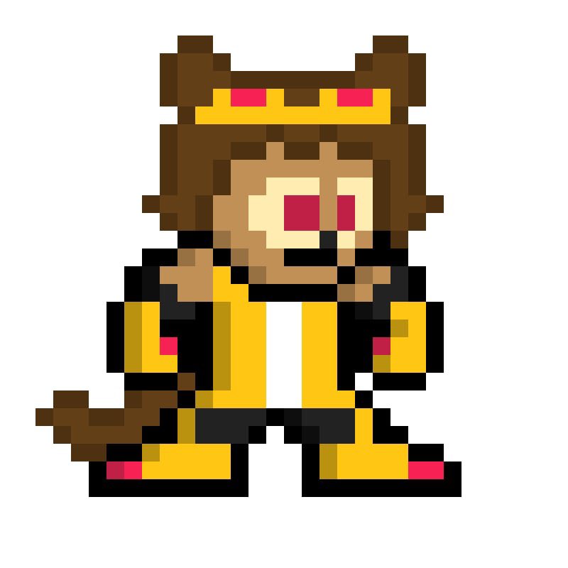 ArtByKhalilW's tweet photo. Anyone else catch Gameoverse? I watched it yesterday and I simply had to make Kit Bodega as a Mega Man sprite. 👾🎮 

#GameOverse #KitBodega #PixelArt #8BitArt #ArtistsOnTwitter https://t.co/qUTk2dPcVm