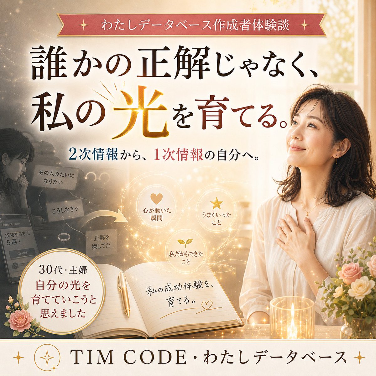 whitejack012's tweet photo. 人生を丸ごとデータベース化し、聞きたいことをAIで解析する。クラウドファンディングで公開中！
https://t.co/XQqNa9OV3Z
#TIMCODE #わたしデータベース #自分軸 #自己分析 #宇宙の法則 #潜在意識 #AI活用 #言語化 #ライフログ #ウェルビーイング https://t.co/miETtw1Ww0