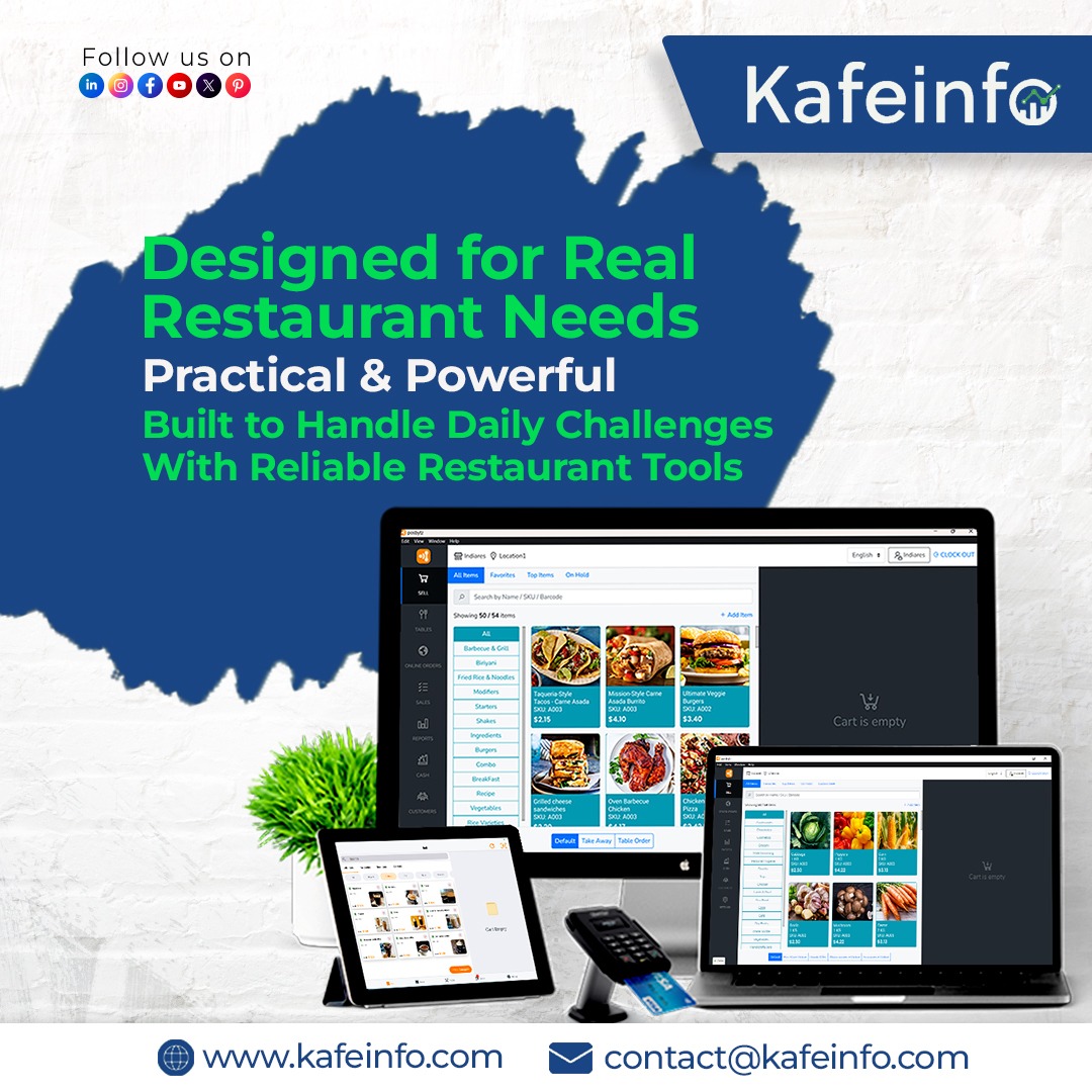 Kafe_Info's tweet photo. Built for Real Restaurant Success with Kafeinfo 🍽️🚀

#Kafeinfo #RestaurantManagement #RestaurantTechnology #FoodBusiness #RestaurantGrowth #BusinessAnalytics #RealTimeData #RestaurantOwners #HospitalityTech #MenuEngineering #SmartBusiness #FoodIndustry #RestaurantSolutions https://t.co/3vkXGnVniv