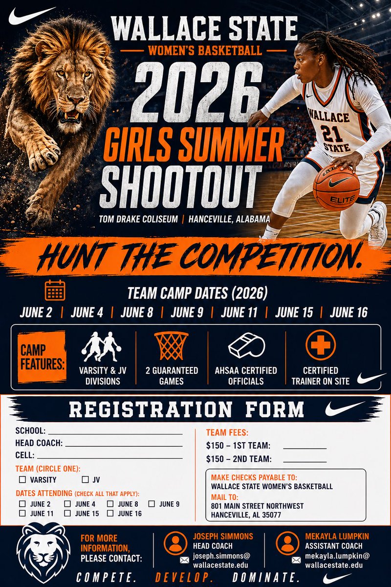 Wallace State Women’s Basketball tweet media