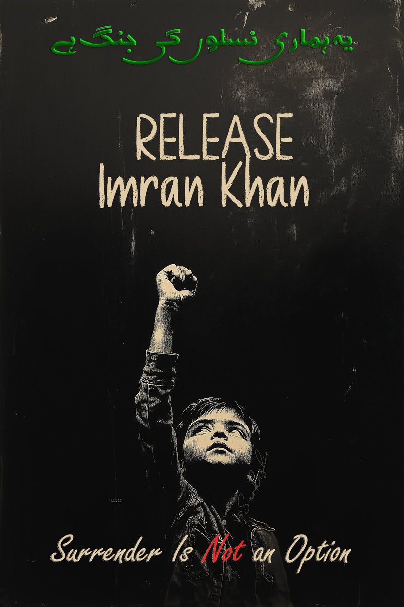VishhuuuK's tweet photo. پاکستان میں آج سب سے بڑا سوال یہ نہیں کہ عمران خان کب رہا ہوں گے، بلکہ یہ ہے کہ اس ملک میں انصاف کب آزاد ہوگا۔ جب عدالتوں، قانون اور آئین کو طاقت کے تابع کر دیا جائے تو پھر قوموں کا اعتماد ٹوٹ جاتا ہے۔ 

#زندان_ٹوٹے_گا_خان_چھوٹے_گا https://t.co/VfmQywtR3B